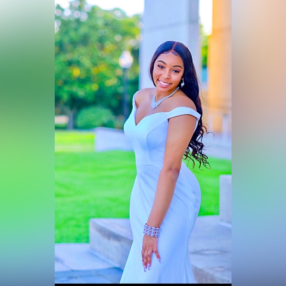 White ball dress